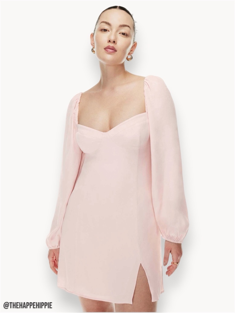Wilfred Pale Pink Novella Mini Dress
